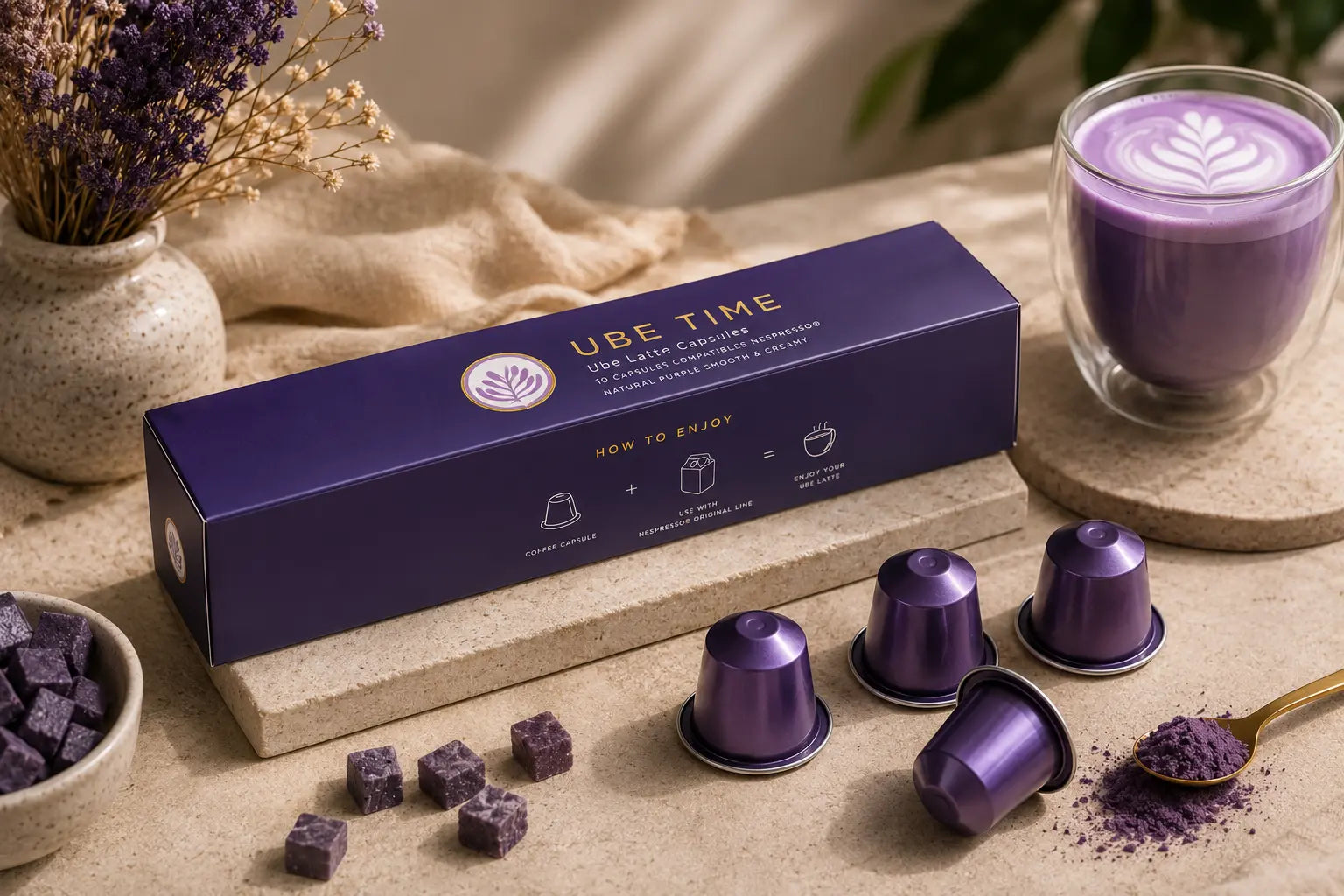 Capsules Ube Latte